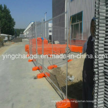 Temporärer Zaun des kohlenstoffarmen Stahls für Verkaufs-Fabrik (Standardgröße)